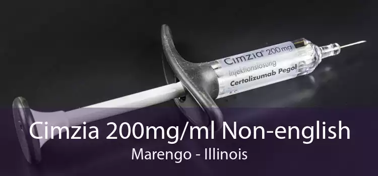 Cimzia 200mg/ml Non-english Marengo - Illinois