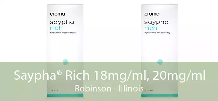 Saypha® Rich 18mg/ml, 20mg/ml Robinson - Illinois
