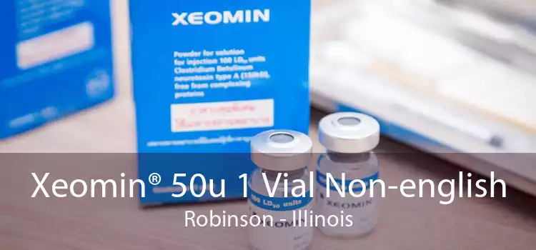 Xeomin® 50u 1 Vial Non-english Robinson - Illinois